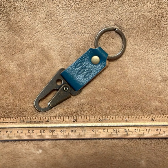 Portland Leather Goods Turquoise Keychain - Short 🦄 - Picture 2 of 2